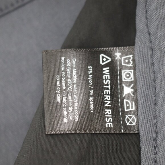 Western Rise Pants Mens 32 L28 Gray AT Utility Durable Outdoor Hiking Slim mid - Picture 9 of 11